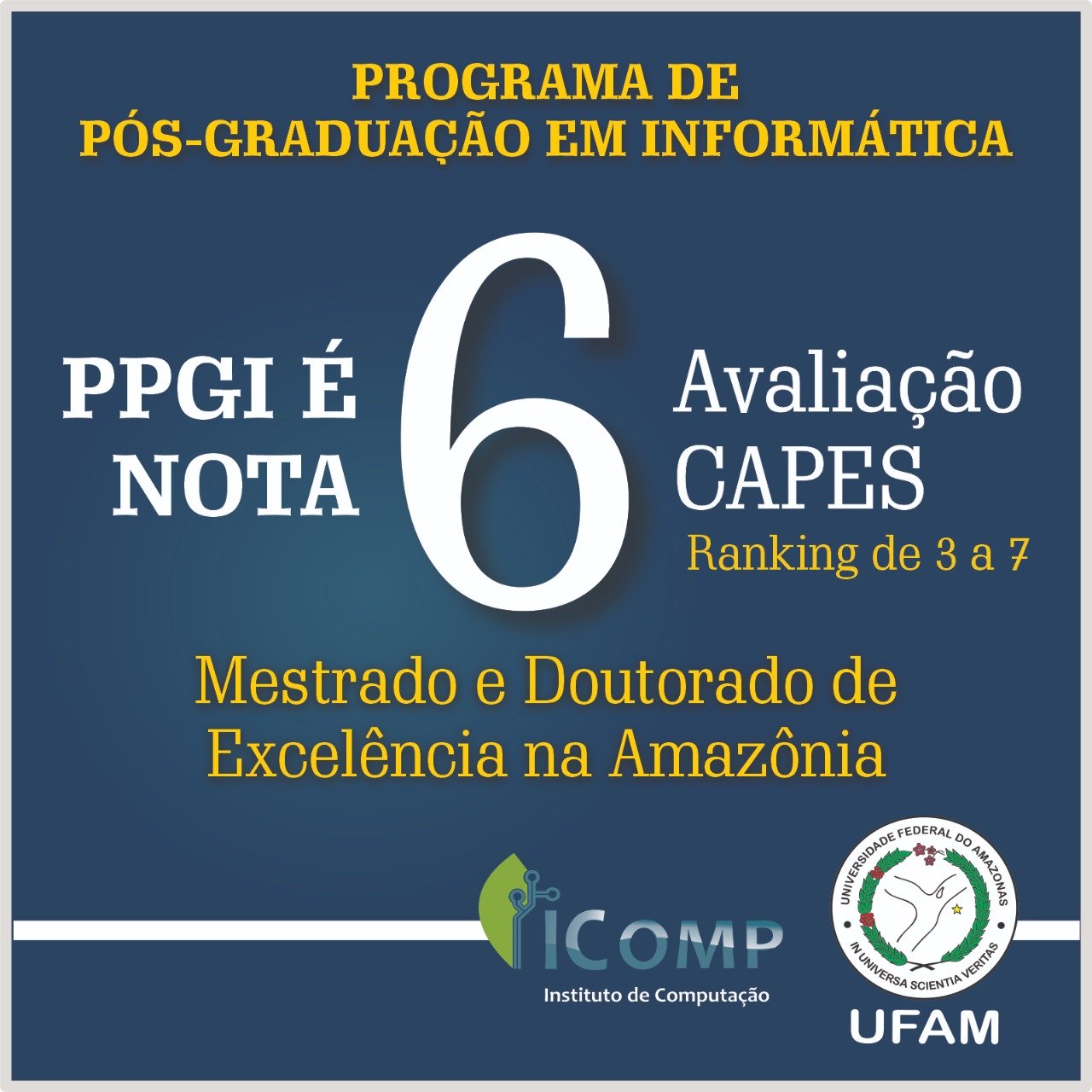 Programa nota 6 pela CAPES